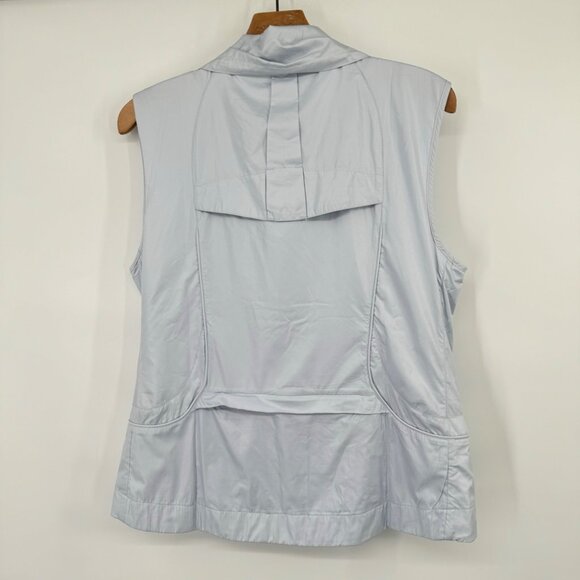 Soma Intimates Women's Light Blue  Zip-Up Vest vented Pockets sz  Medium new $69 - Picture 6 of 8